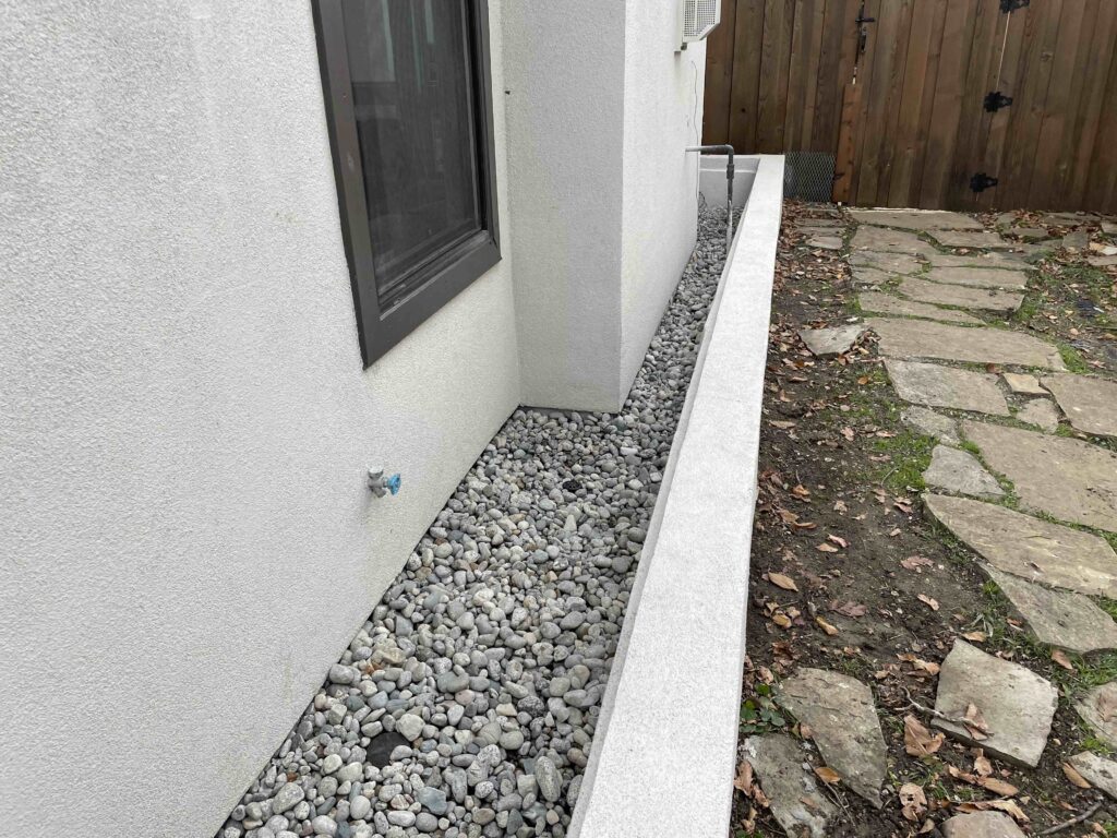 River Rock Erosion Control Dallas Drainage Pros