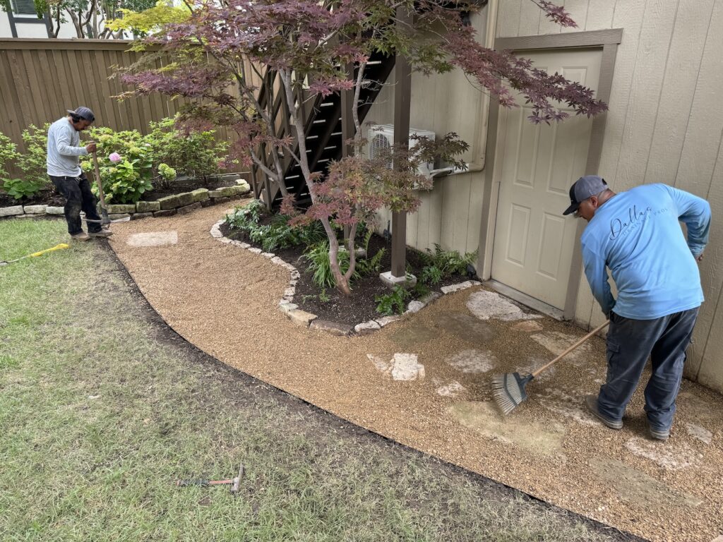 River Rock Erosion Control Dallas Drainage Pros