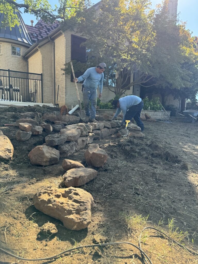 Retaining Wall as Drainage and Erosion Solution