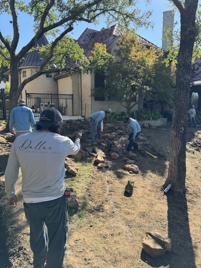 Retaining Wall as Drainage and Erosion Solution