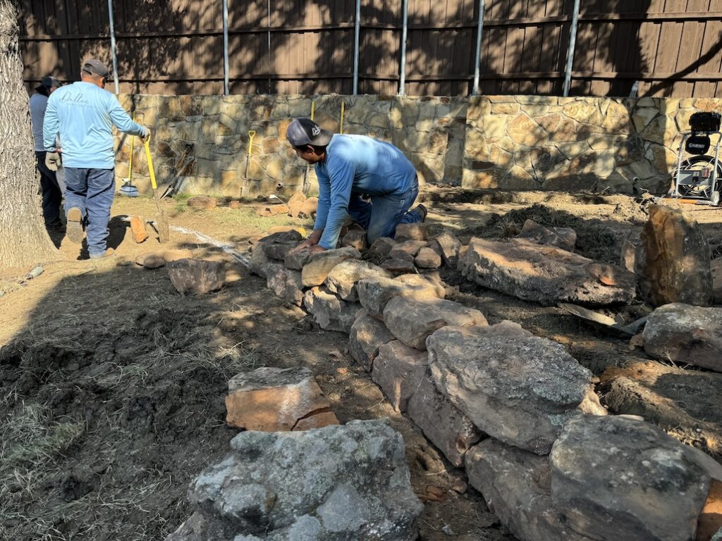 Retaining Wall as Drainage and Erosion Solution