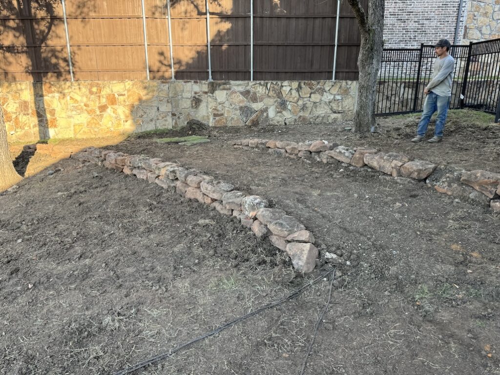 Retaining Wall as Drainage and Erosion Solution