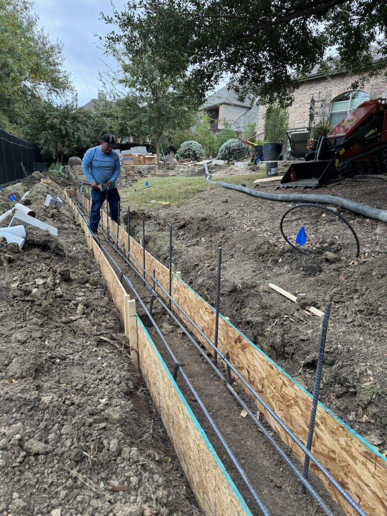 A Retaining Wall Helps Drainage and Reduces Erosion