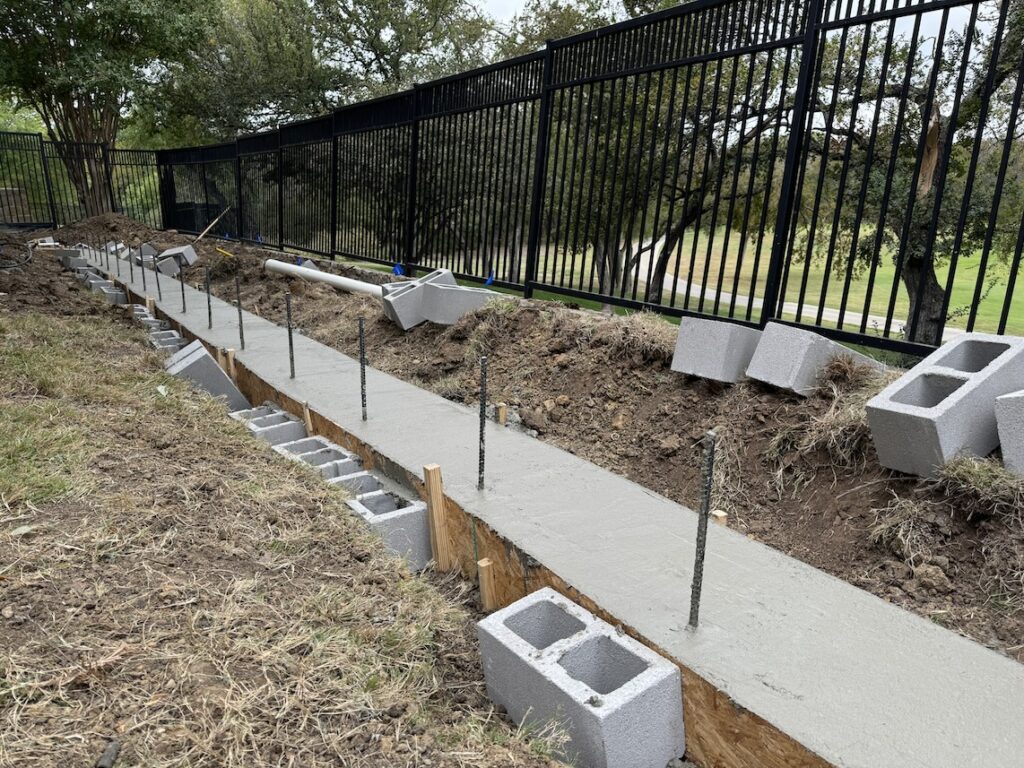 A Retaining Wall Helps Drainage and Reduces Erosion