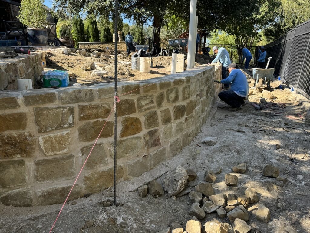 A Retaining Wall Helps Drainage and Reduces Erosion