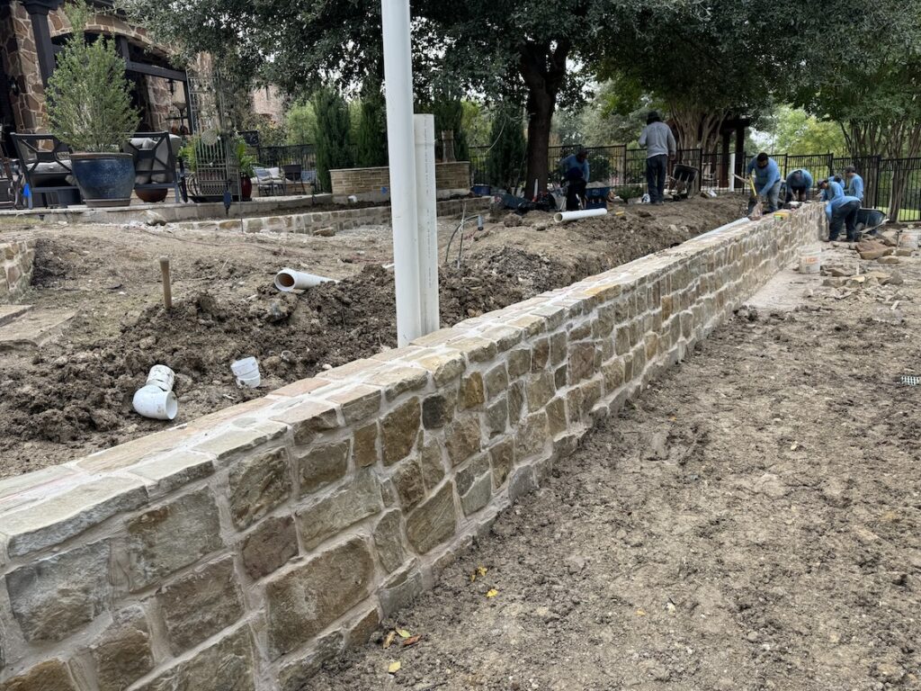 A Retaining Wall Helps Drainage and Reduces Erosion