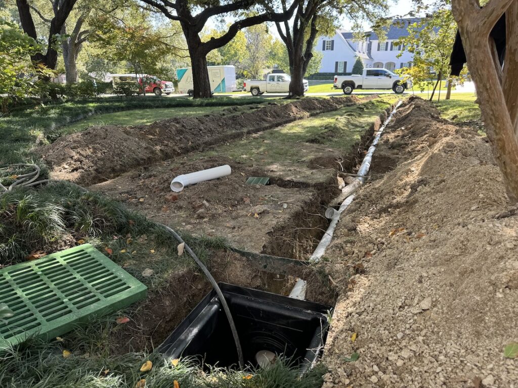 Best Drainage Company in Preston Hollow - Dallas Drainage Pros