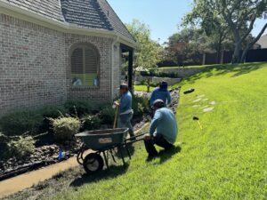 French drain solution for steeply sloped yards