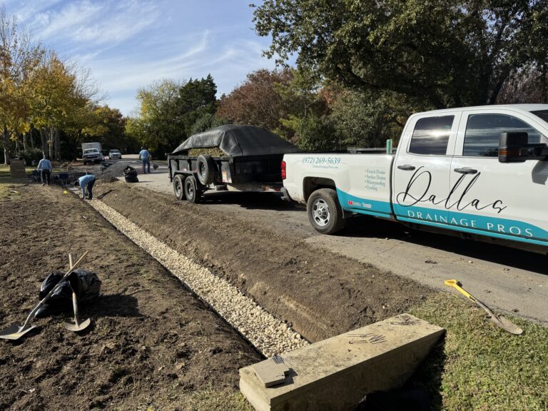 French Drain Installer Dallas Drainage Pros