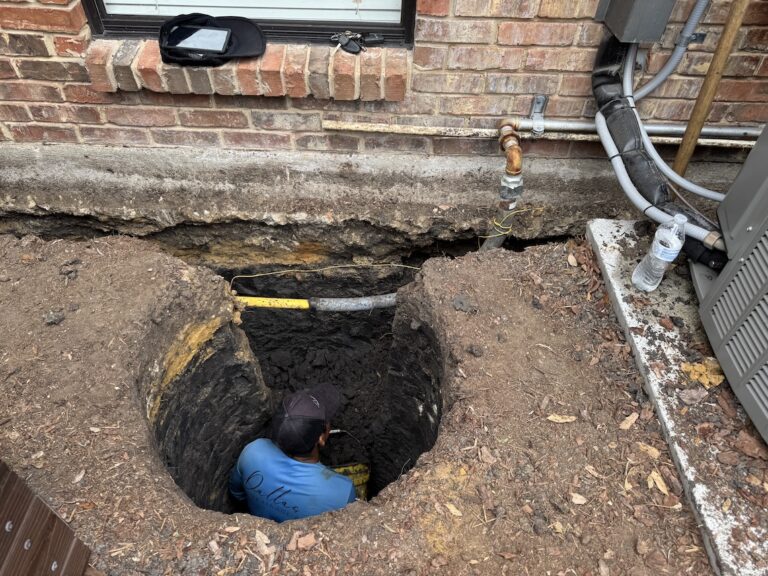 How deep to install a french drain relative to the foundation