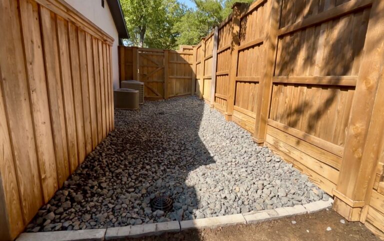 how to fix a perpetually muddy side yard Dallas Drainage Pros