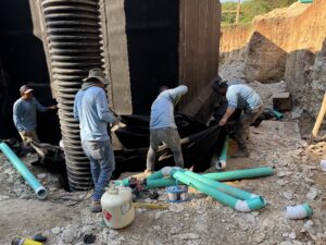 Dallas Drainage Pros Installation Team