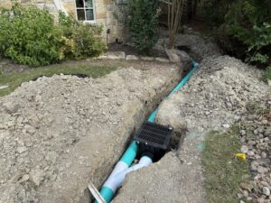 surface drainage catch basin solid pipe system