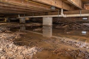 Damp Crawlspace Dallas Drainage Pros