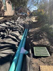 Dual Pipe French Drain System